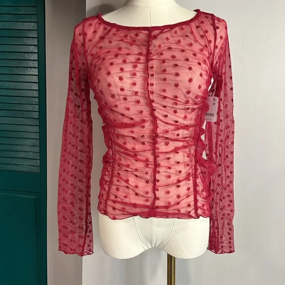 Free People NWT Most Likely Layering Top - XS